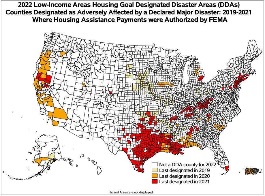 FHFA Underserved Areas for Empowered DPA Program